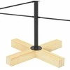 Metalinis Kalėdų medis s stovu Juoda 89 cm