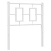 Metalinis keičiamas galvūgalis, baltos spalvos, 75 cm