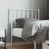 Metalinis keičiamas galvūgalis, baltos spalvos, 75 cm