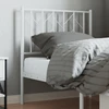 Metalinis keičiamas galvūgalis, baltos spalvos, 75 cm