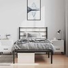 Lova Metalinis lovos rėmas su galvūgaliu, juodos spalvos, 100x190cm