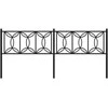 Metalinis pakaitinis galvūgalis, juodos spalvos, 200cm