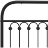 Metalinis galvūgalis, juodos spalvos, 200cm