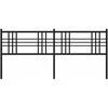 Metalinis pakaitinis galvūgalis, juodos spalvos, 193cm