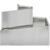Sodo vazonas Sidabro 60 x 60 x 50 cm Cinkuota plienas