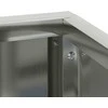 Sodo vazonas Sidabro 60 x 60 x 50 cm Cinkuota plienas