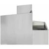 Sodo vazonas Sidabro 60 x 60 x 50 cm Cinkuota plienas