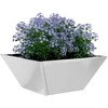 Sodo vazonas Sidabrinė 35 x 35 x 15 cm Galvanizuotas plienas