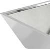 Sodo vazonas Sidabrinė 50 x 50 x 15 cm Galvanizuotas plienas
