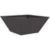 Sodo vazonas Juoda 35 x 35 x 15 cm Šaltai valcuotas plienas