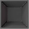 Sodo vazonas Juoda 35 x 35 x 15 cm Šaltai valcuotas plienas