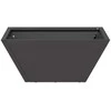 Sodo vazonas Juoda 35 x 35 x 15 cm Šaltai valcuotas plienas