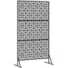Privatumo žaliuzės 100 x 50 x 180 cm Plienas Juoda