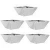 Sodo vazonas 5 pcs Sidabro 35 x 35 x 15 cm Cinkuota plienas