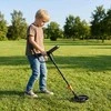 Metalo detektorius su LCD ekranu 3 modeliai 19 cm ritė Juodas
