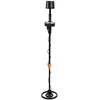 Metalo detektorius su LCD ekranu 3 modeliai 19 cm ritė Juodas