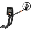 Metalo detektorius su LCD ekranu 3 modeliai 19 cm ritė Juoda