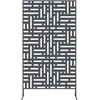Privatumo žaliuzės 100 x 50 x 180 cm Plienas Antracito