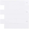 Metro plytelė 10 pcs Balta 30 x 30 cm Poliuretanas ir PET