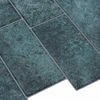 Metro plytelė 10 pcs Mėlyna žalia 29 x 21 cm