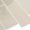 Metro plytelė 10 pcs Smėlio 29 x 21 cm Poliuretanas ir PET