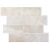 Metro plytelė 10 pcs Šviesiai ruda marmuro 29 x 21 cm
