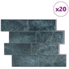 Metro plytelė 20 pcs Mėlyna žalia 29 x 21 cm