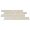 Metro plytelė 20 pcs Smėlio 29 x 21 cm Poliuretanas ir PET