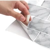 Metro plytelė 50 pcs Balti marmuro 30 x 30 cm