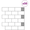 Metro plytelė 50 vnt. Balta pilka 30 x 30 cm