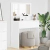Miegamojo persirengimo stalai Balta 80 x 39,6 x 135 cm