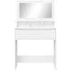 Miegamojo persirengimo stalai Balta 80 x 39,6 x 135 cm