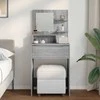 Miegamojo persirengimo stalai Pilkas Sonoma 80 x 39,6 x 135 cm