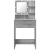 Miegamojo persirengimo stalai Pilkas Sonoma 80 x 39,6 x 135 cm