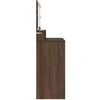 Miegamojo persirengimo stalai Rudas ąžuolas 80 x 39,6 x 135 cm
