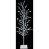 Mikro beržo Kalėdų eglutė Balta 150 cm Plienas 360 LED