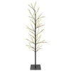 Mikro beržo Kalėdų eglutė Juoda 150 cm Plienas 360 LED