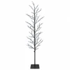 Mikro beržo Kalėdų eglutė Juoda 180 cm Plienas 459 LED
