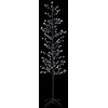 Mikro beržo Kalėdų eglutė Juoda 47 x 210 cm Plienas 567 LED