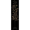 Mikro beržo Kalėdų eglutė Juoda 47 x 210 cm Plienas 567 LED