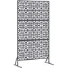 Privatumo žaliuzės 100 x 50 x 180 cm Plienas Antracito