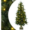 Mini Kalėdų medis 120 cm 100 LED Šilta balta PVC ir PE Žalia
