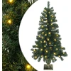 Mini Kalėdų medis 120 cm 100 LED Šilta balta PVC Žalia