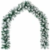 Mini kalėdinių eglučių rinkinys 120 cm PVC Žalia ir balta