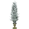 Mini Kalėdų medis 120 cm PVC ir PE Žalia ir balta