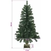 Mini Kalėdų medis 120 cm PVC Žalia