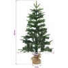Mini Kalėdų medis 45 cm PVC ir PE Žalia
