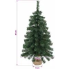 Mini Kalėdų medis 45 cm PVC Žalia