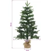 Mini Kalėdų medis 60 cm PVC ir PE Žalia