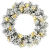 Mini kalėdinių eglučių rinkinys 90 cm 175 LED Šilta balta PVC